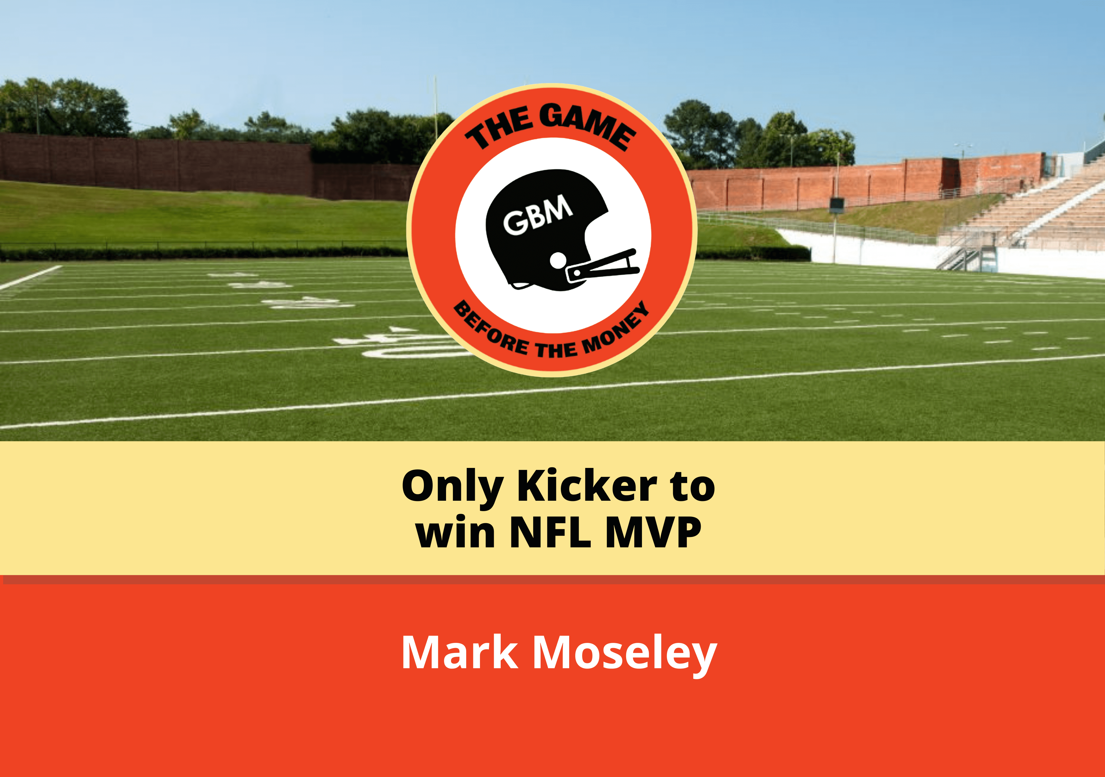 Mark Moseley became the first player in his position to win the NFL MVP. He  thinks the feat will never be matched